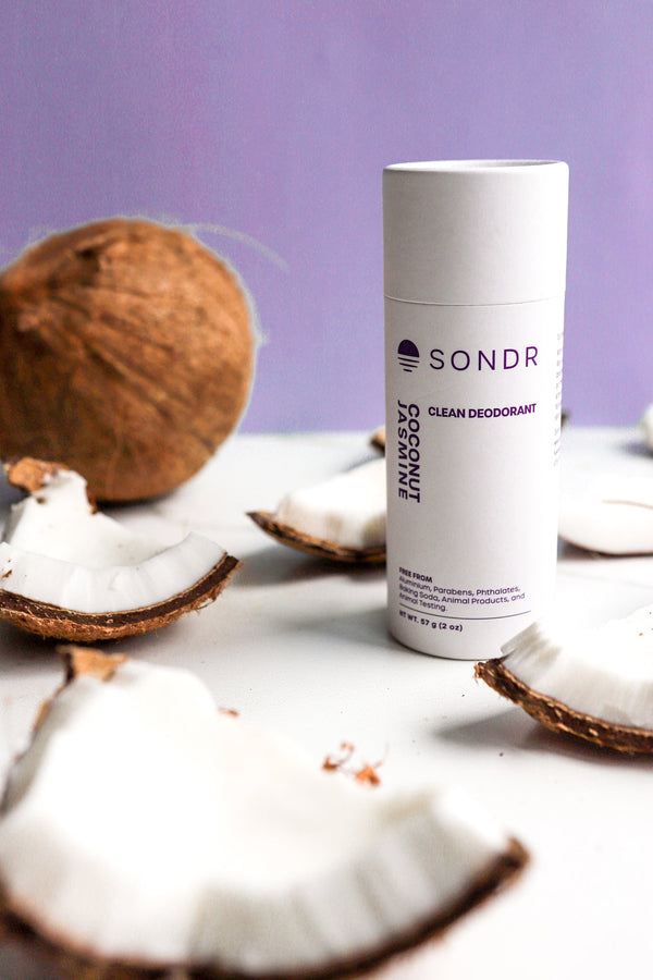 Plastic-free SONDR deodorant in Coconut Jasmine