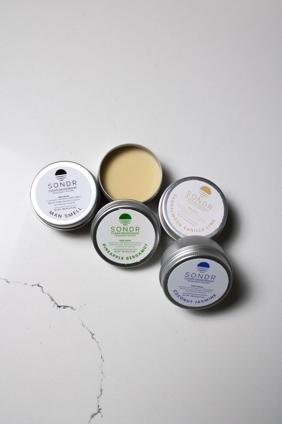 Custom Plastic Free Deo Trio