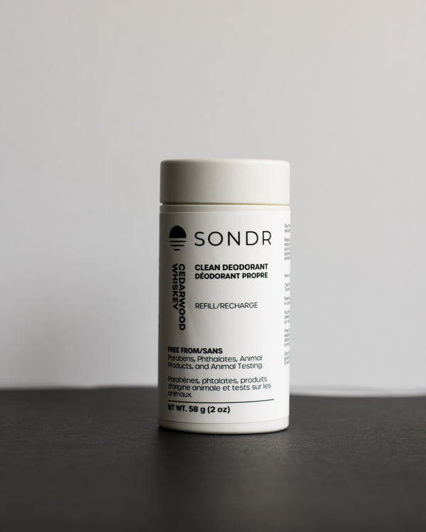 Cedarwood Whiskey Deodorant Refill Pod