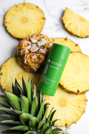 Cruelty-free deodorant in Pineapple Bergamot